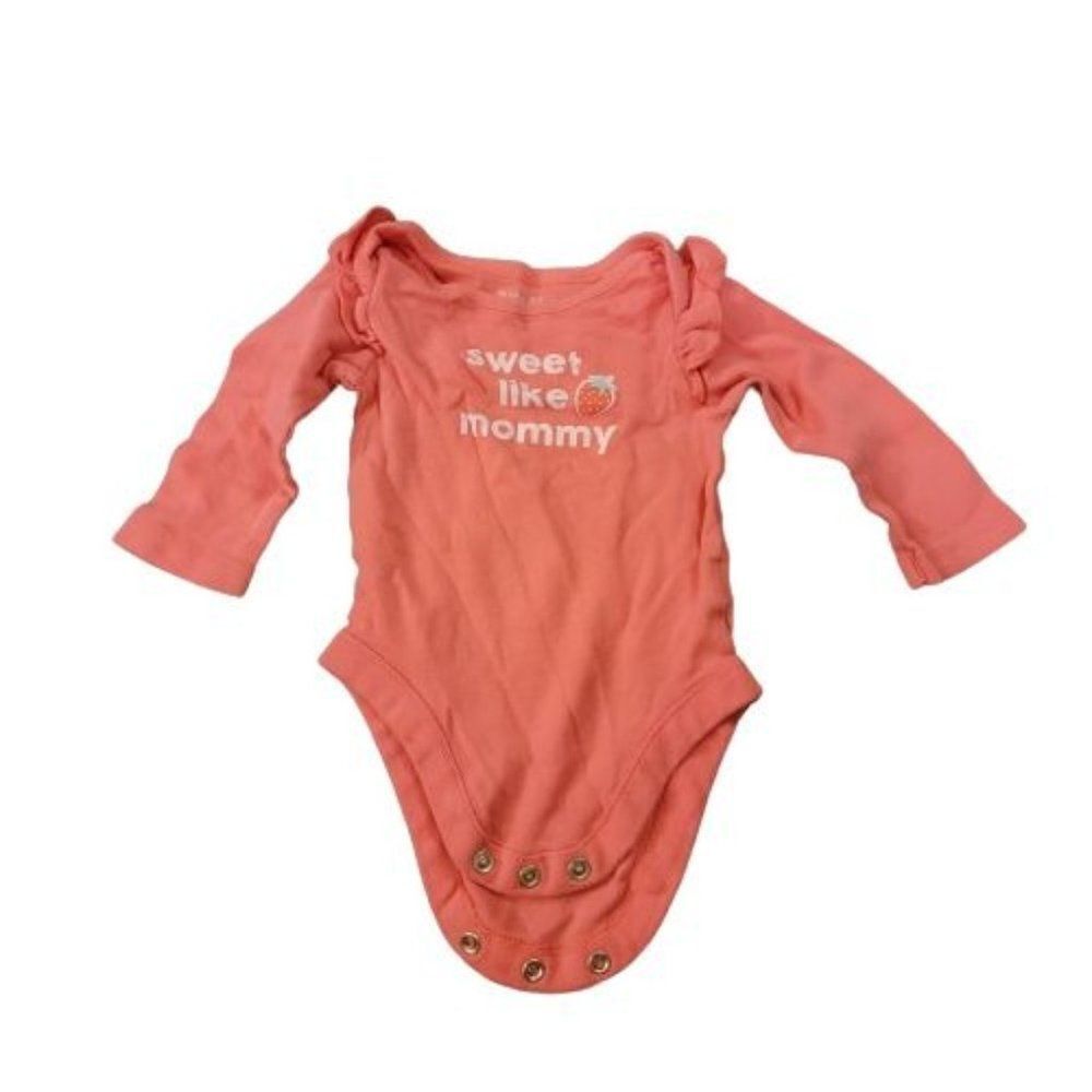 Bundles Baby Place Babys Pink Long Sleeve One Piece Bodysuit Size 0-3 Month